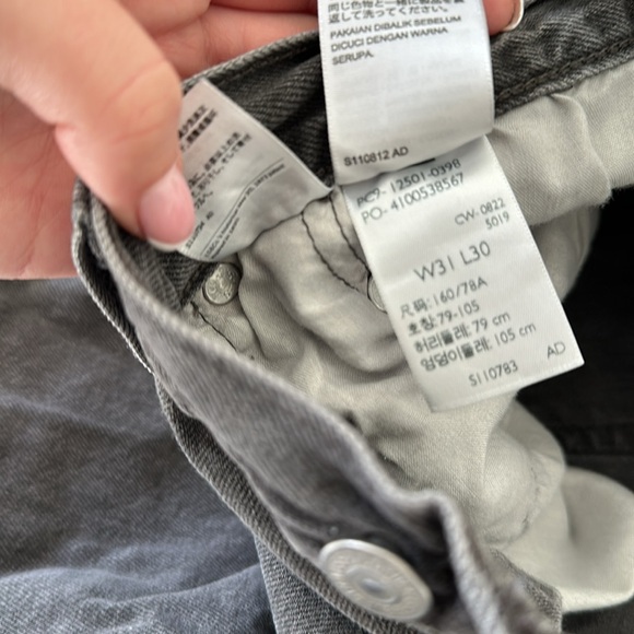 Levis 501 Black Jeans W31 L30 - Picture 4 of 7